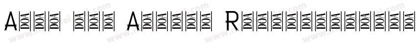 Aldo the Apache Regular字体转换